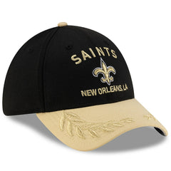 New Orleans Saints New Era 2025 NFL Draft 39THIRTY Flex Hat Black/Gold | NFL