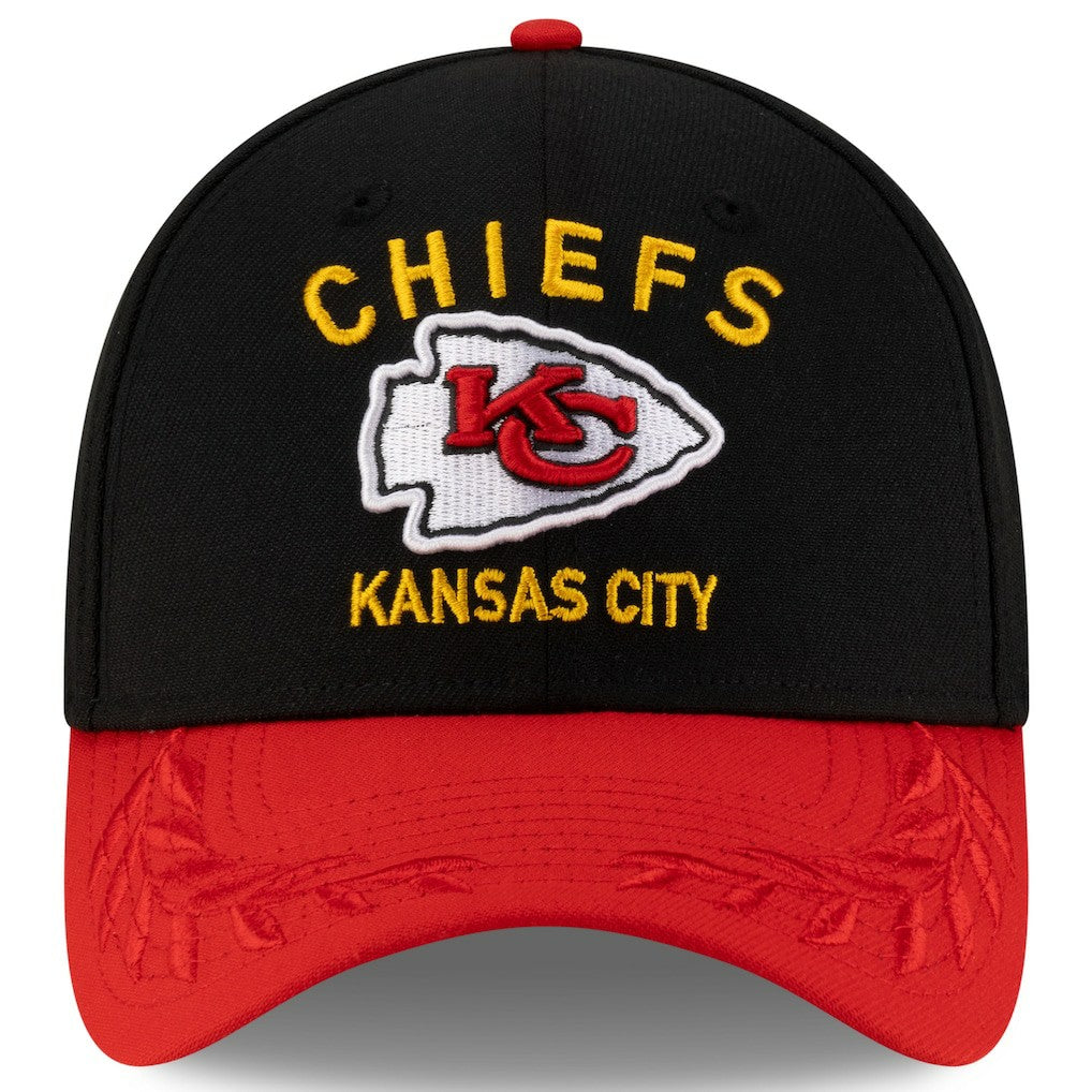 Kansas City Chiefs New Era 2025 NFL Draft 39THIRTY Flex Hat Black/Red | NFL