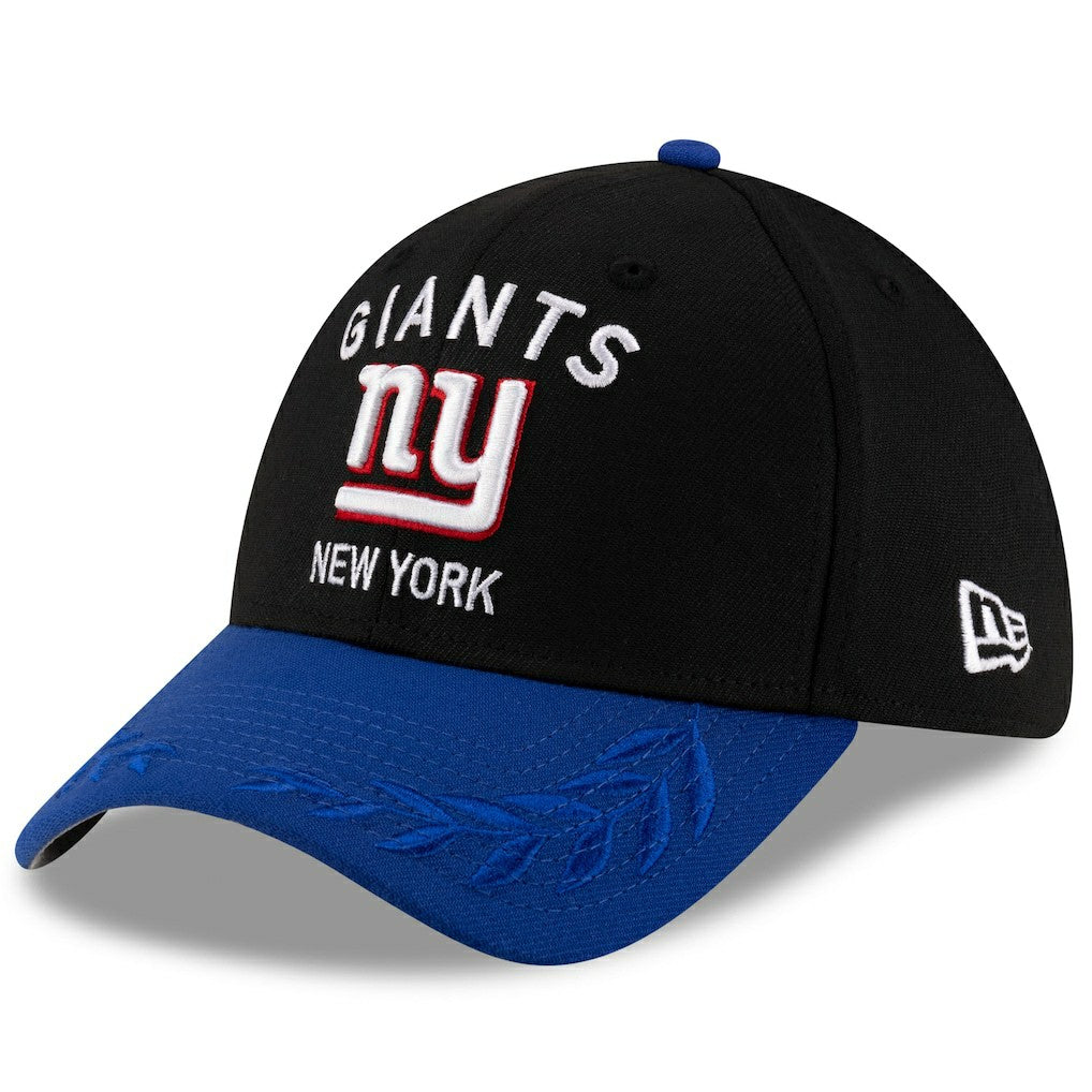New York Giants New Era 2025 NFL Draft 39THIRTY Flex Hat Black/Royal | NFL