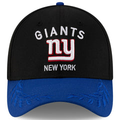New York Giants New Era 2025 NFL Draft 39THIRTY Flex Hat Black/Royal | NFL