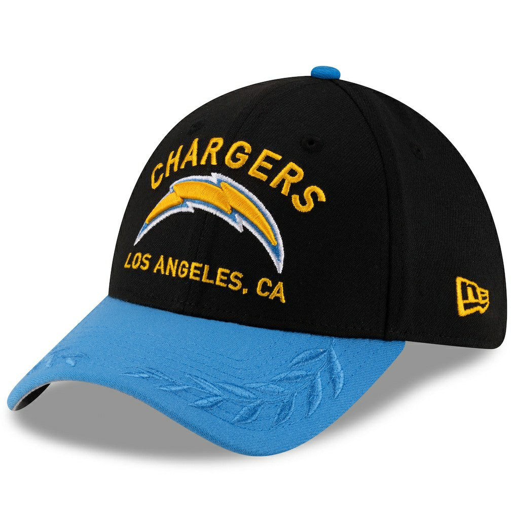 Los Angeles Chargers New Era 2025 NFL Draft 39THIRTY Flex Hat Black/Powder Blue | NFL
