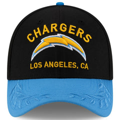 Los Angeles Chargers New Era 2025 NFL Draft 39THIRTY Flex Hat Black/Powder Blue | NFL