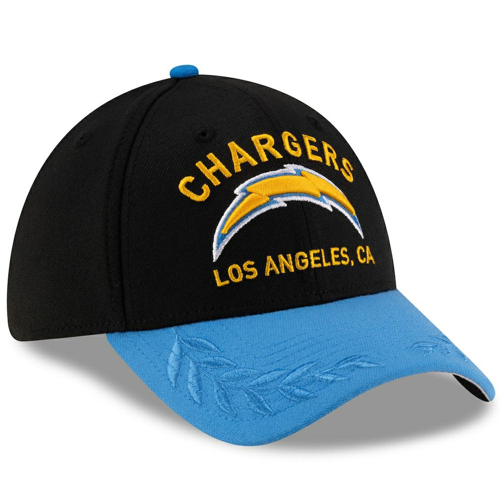 Los Angeles Chargers New Era 2025 NFL Draft 39THIRTY Flex Hat Black/Powder Blue | NFL