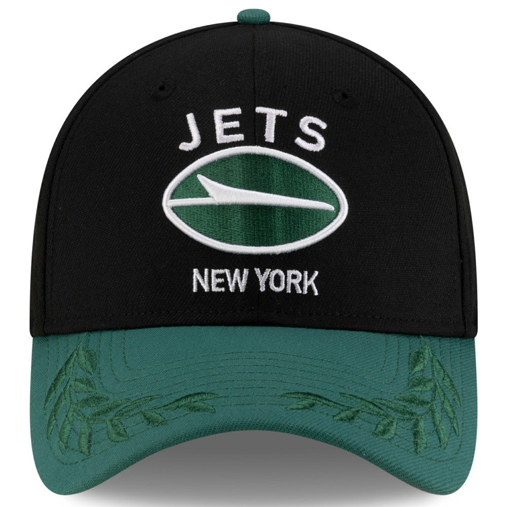 New York Jets New Era 2025 NFL Draft 39THIRTY Flex Hat Black/Green | NFL
