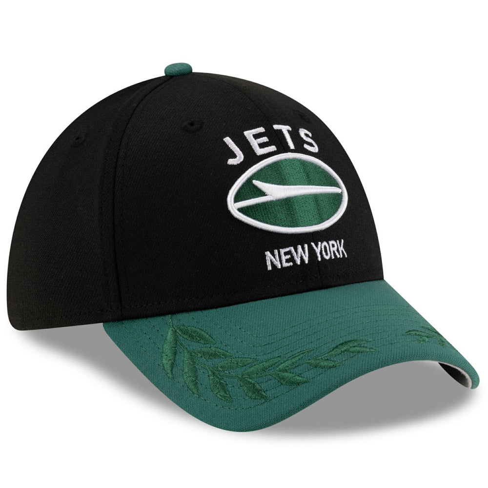 New York Jets New Era 2025 NFL Draft 39THIRTY Flex Hat Black/Green | NFL
