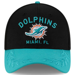 Miami Dolphins New Era 2025 NFL Draft 39THIRTY Flex Hat Black/Aqua | NFL