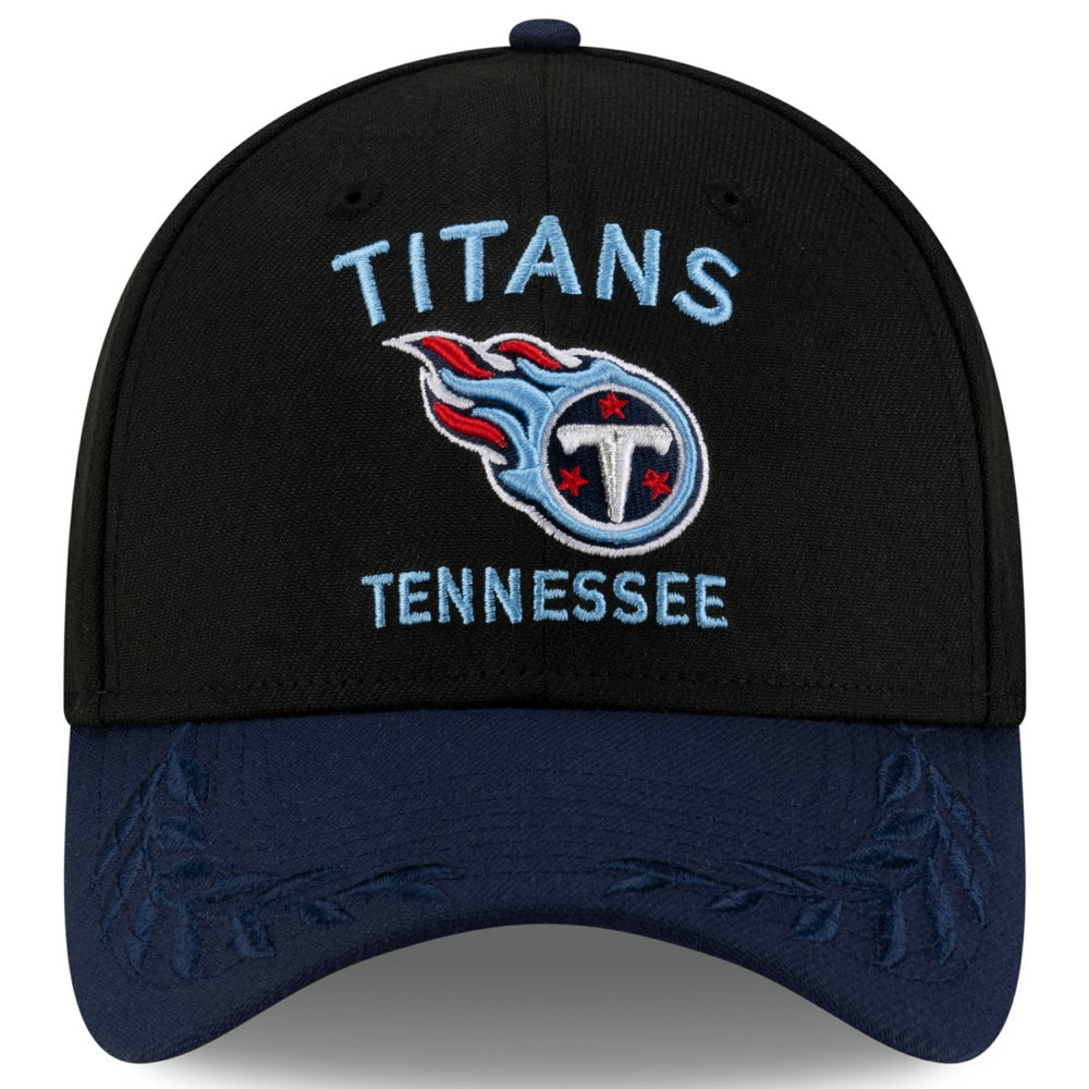 Tennessee Titans New Era 2025 NFL Draft 39THIRTY Flex Hat Black/Navy | NFL