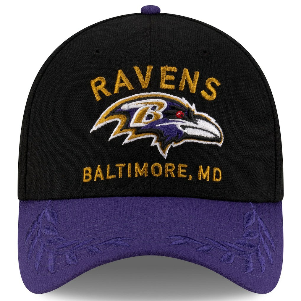 Baltimore Ravens New Era 2025 NFL Draft 39THIRTY Flex Hat Black/Purple | NFL