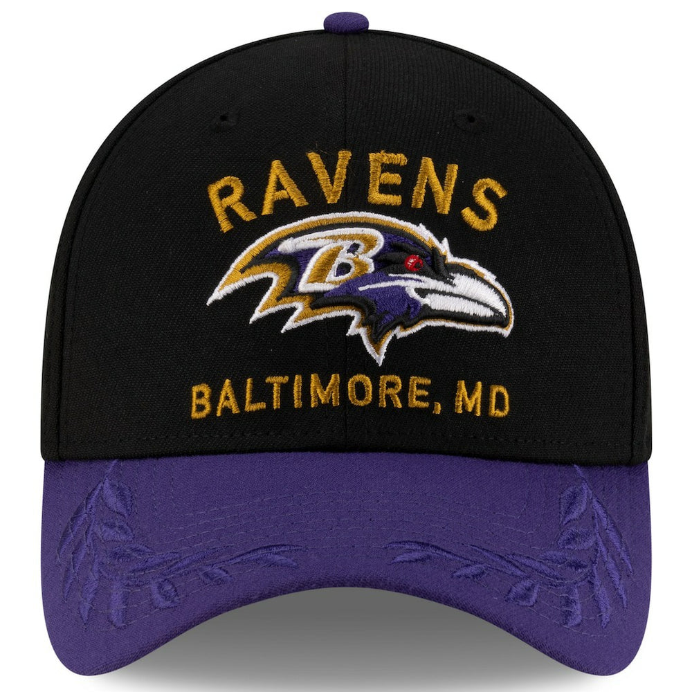 Baltimore Ravens New Era 2025 NFL Draft 39THIRTY Flex Hat Black/Purple | NFL