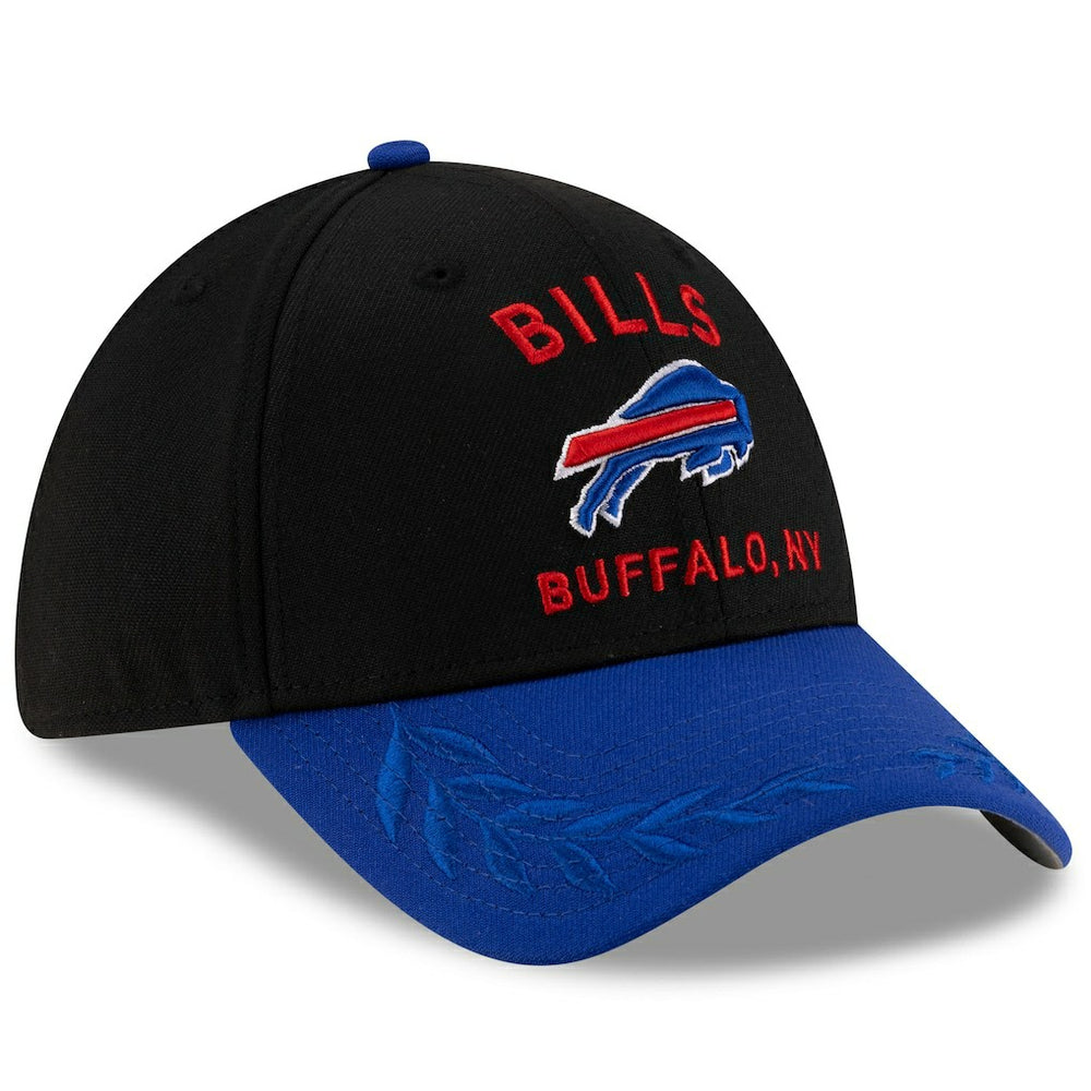 Buffalo Bills New Era 2025 NFL Draft 39THIRTY Flex Hat Black/Royal | NFL