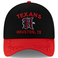Houston Texans New Era 2025 NFL Draft 39THIRTY Flex Hat Black/Red | NFL
