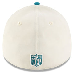 Jacksonville Jaguars New Era 2025 NFL Draft 39THIRTY Flex Hat Cream/Teal | NFL