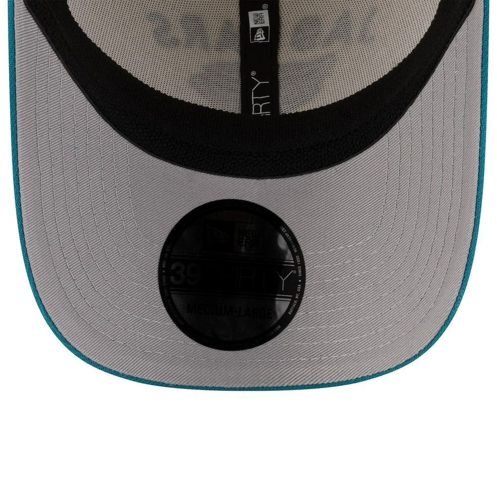 Jacksonville Jaguars New Era 2025 NFL Draft 39THIRTY Flex Hat Cream/Teal | NFL