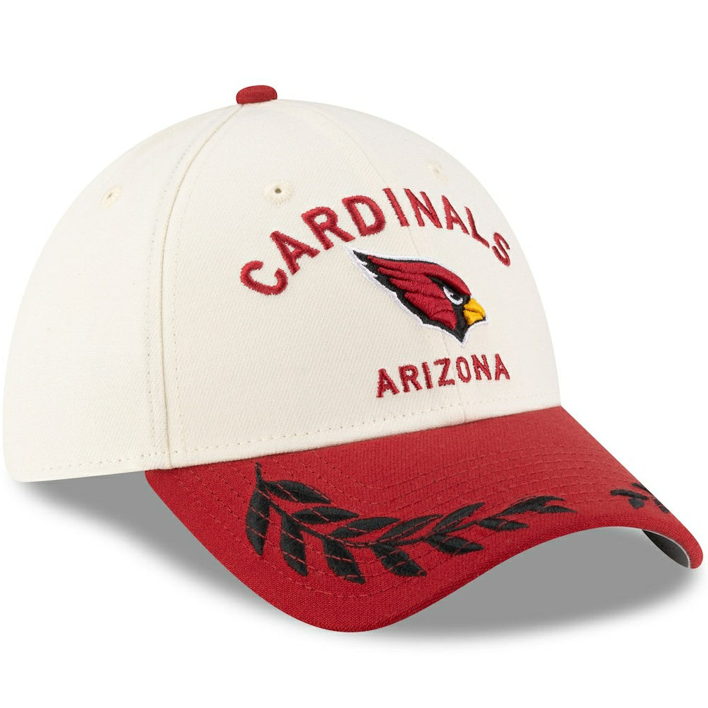 Arizona Cardinals New Era 2025 NFL Draft 39THIRTY Flex Hat Cream/Cardinal | NFL
