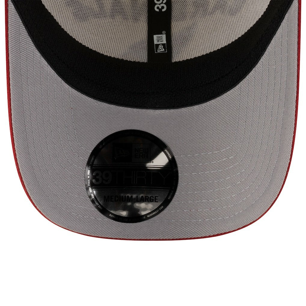 Arizona Cardinals New Era 2025 NFL Draft 39THIRTY Flex Hat Cream/Cardinal | NFL