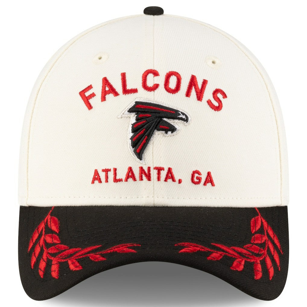 Atlanta Falcons New Era 2025 NFL Draft 39THIRTY Flex Hat Cream/Black | NFL