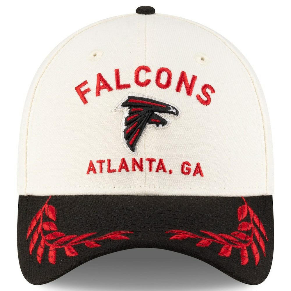 Atlanta Falcons New Era 2025 NFL Draft 39THIRTY Flex Hat Cream/Black | NFL