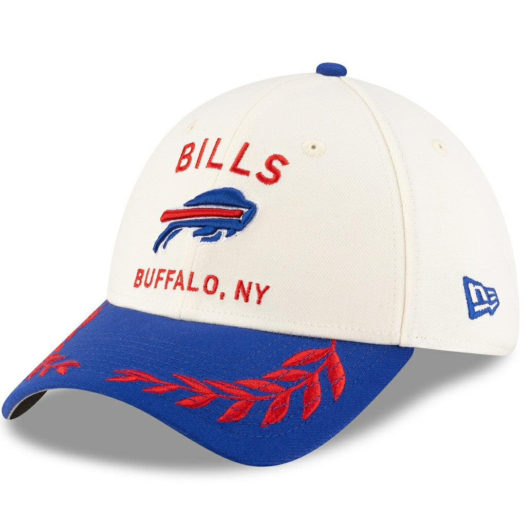 Buffalo Bills New Era 2025 NFL Draft 39THIRTY Flex Hat Cream/Royal | NFL