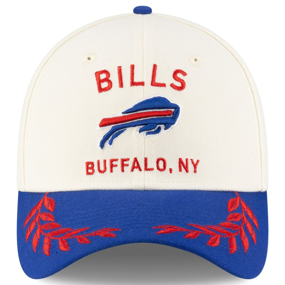 Buffalo Bills New Era 2025 NFL Draft 39THIRTY Flex Hat Cream/Royal | NFL