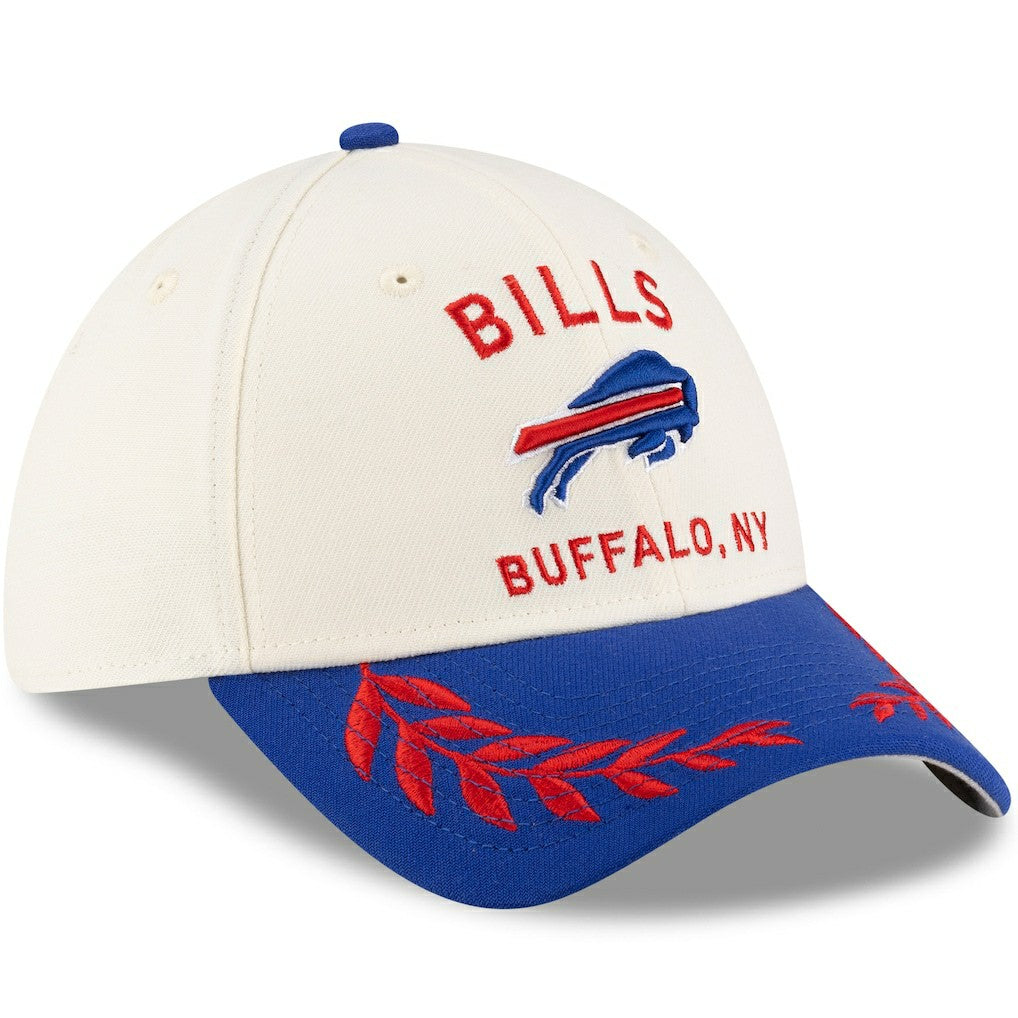 Buffalo Bills New Era 2025 NFL Draft 39THIRTY Flex Hat Cream/Royal | NFL