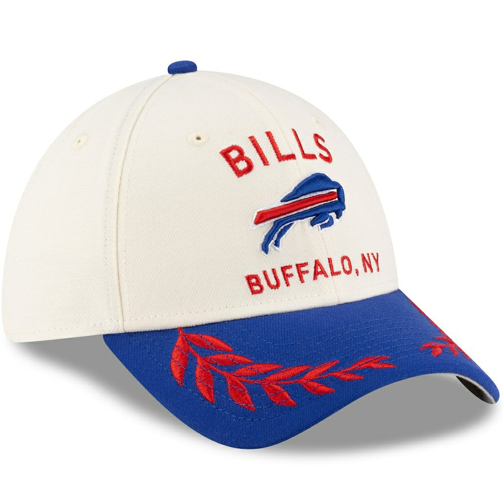 Buffalo Bills New Era 2025 NFL Draft 39THIRTY Flex Hat Cream/Royal | NFL