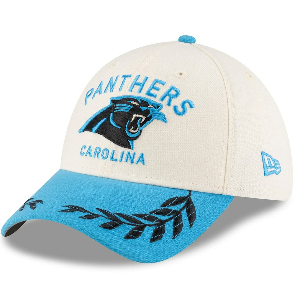 Carolina Panthers New Era 2025 NFL Draft 39THIRTY Flex Hat Cream/Blue | NFL