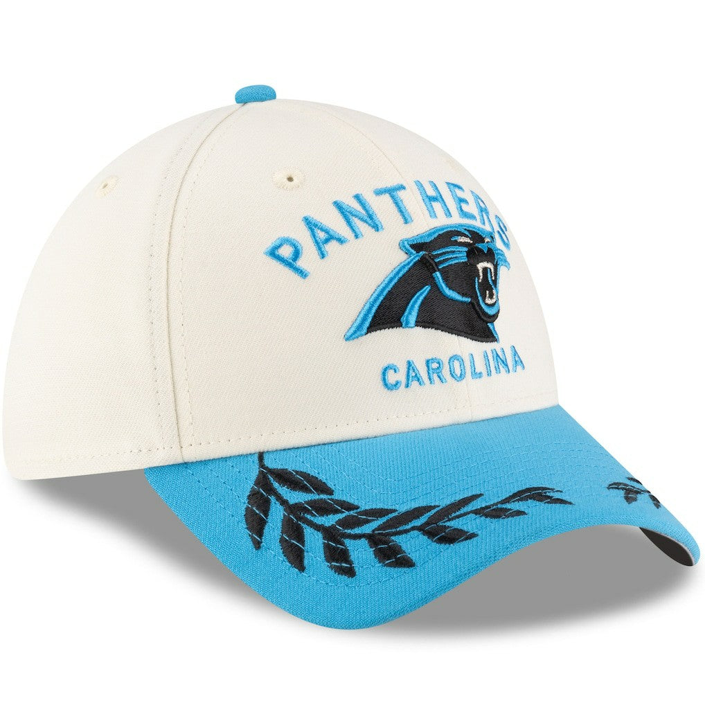 Carolina Panthers New Era 2025 NFL Draft 39THIRTY Flex Hat Cream/Blue | NFL