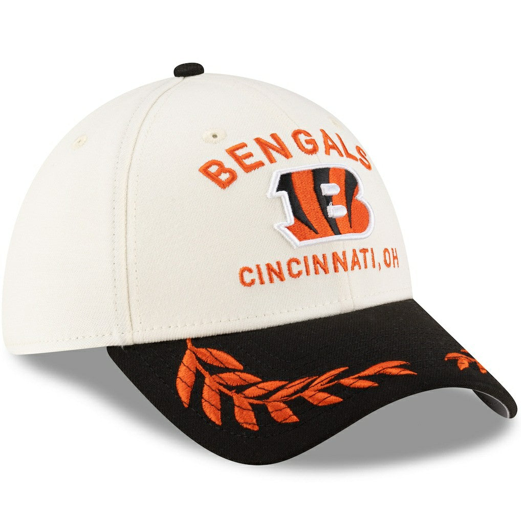 Cincinnati Bengals New Era 2025 NFL Draft 39THIRTY Flex Hat Cream/Black | NFL