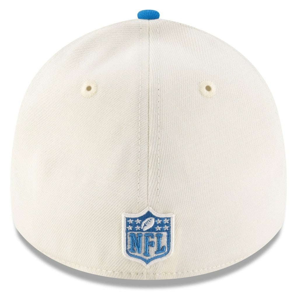 Detroit Lions New Era 2025 NFL Draft 39THIRTY Flex Hat Cream/Blue | NFL