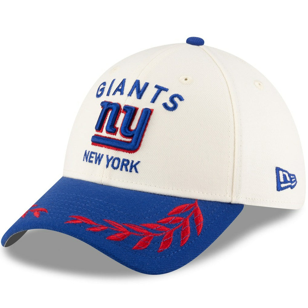 New York Giants New Era 2025 NFL Draft 39THIRTY Flex Hat Cream/Royal | NFL