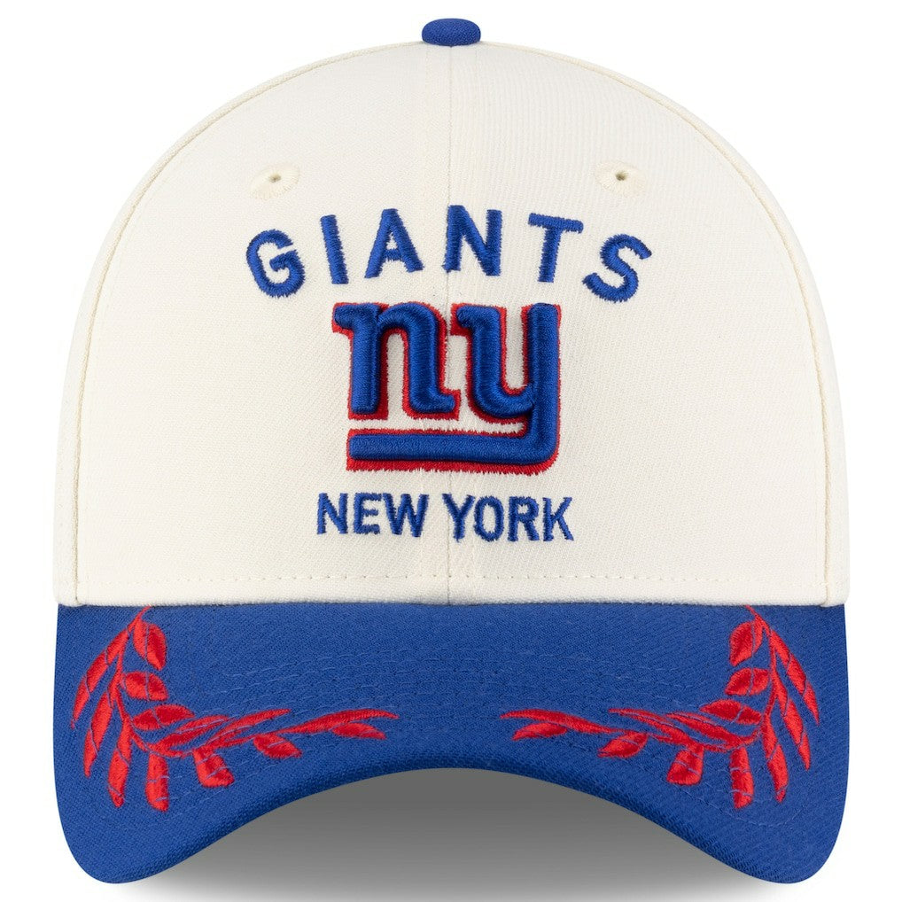 New York Giants New Era 2025 NFL Draft 39THIRTY Flex Hat Cream/Royal | NFL