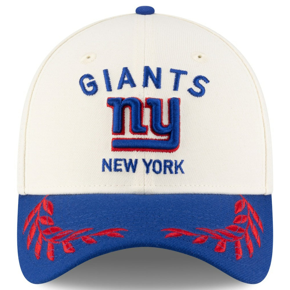New York Giants New Era 2025 NFL Draft 39THIRTY Flex Hat Cream/Royal | NFL