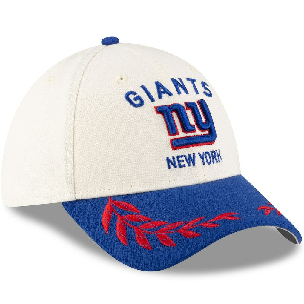New York Giants New Era 2025 NFL Draft 39THIRTY Flex Hat Cream/Royal | NFL