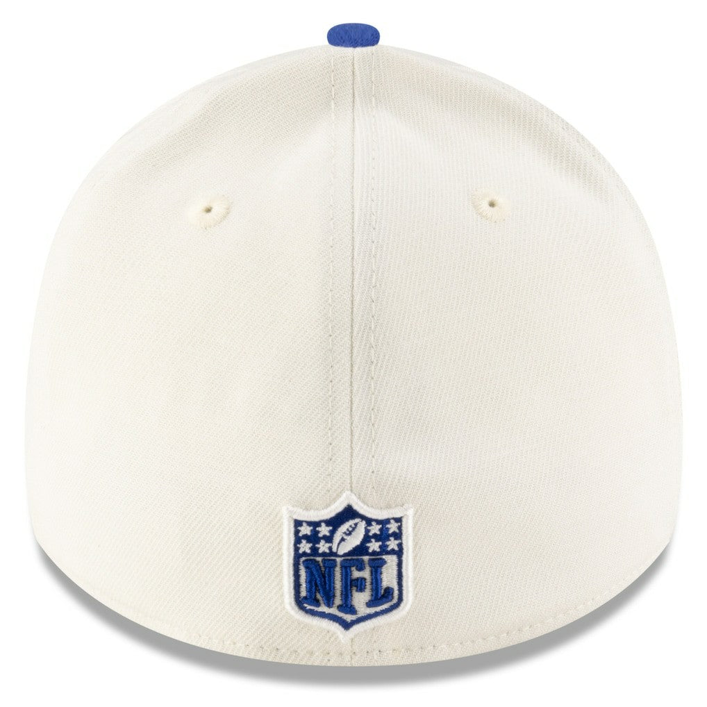 New York Giants New Era 2025 NFL Draft 39THIRTY Flex Hat Cream/Royal | NFL