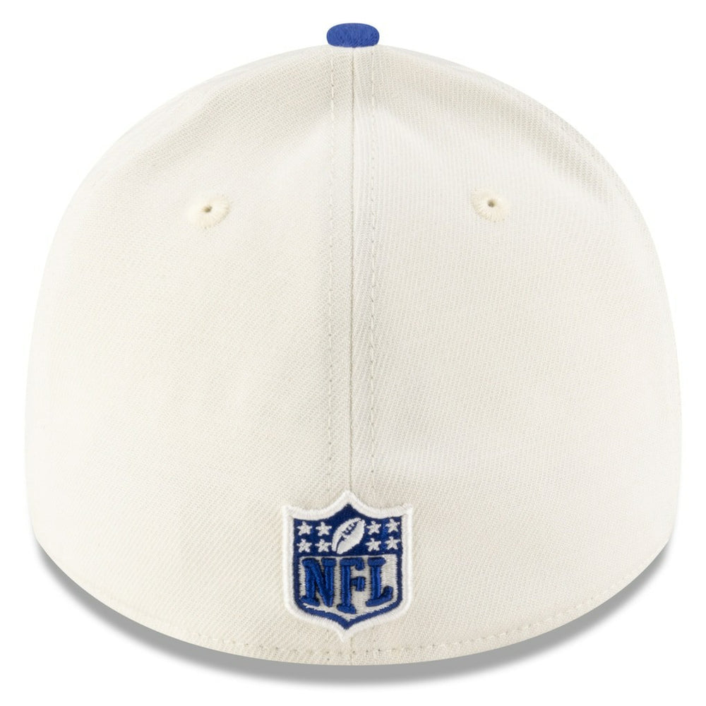 New York Giants New Era 2025 NFL Draft 39THIRTY Flex Hat Cream/Royal | NFL