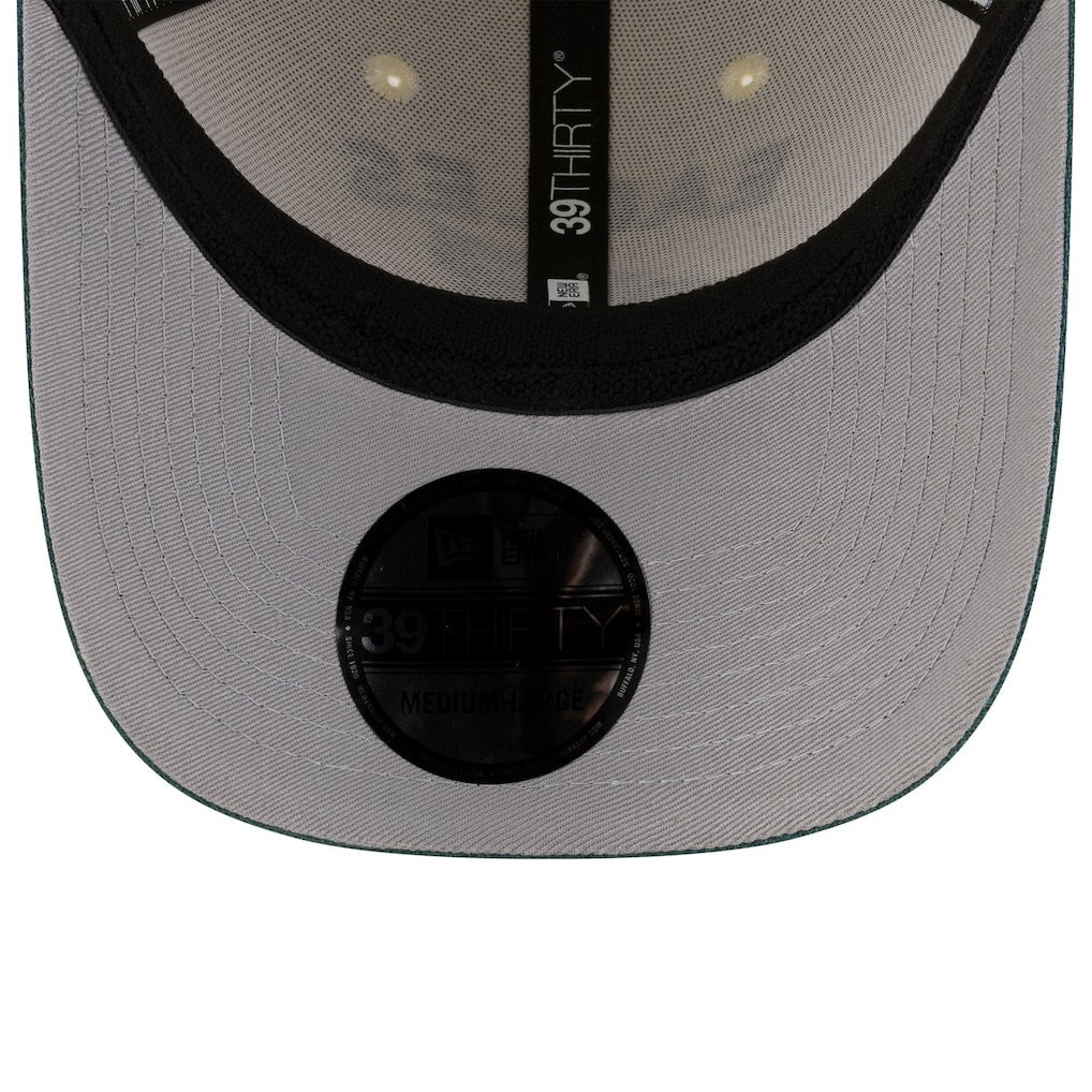 Philadelphia Eagles New Era 2025 NFL Draft 39THIRTY Flex Hat Cream/Midnight Green | NFL
