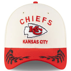 Kansas City Chiefs New Era 2025 NFL Draft 39THIRTY Flex Hat Cream/Red | NFL