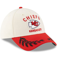 Kansas City Chiefs New Era 2025 NFL Draft 39THIRTY Flex Hat Cream/Red | NFL