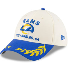 Los Angeles Rams New Era 2025 NFL Draft 39THIRTY Flex Hat Cream/Royal | NFL