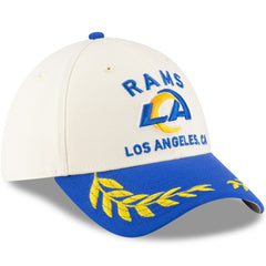 Los Angeles Rams New Era 2025 NFL Draft 39THIRTY Flex Hat Cream/Royal | NFL