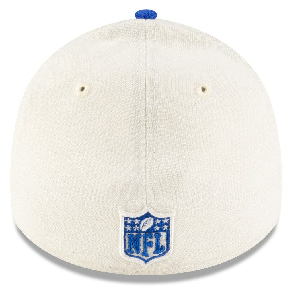 Los Angeles Rams New Era 2025 NFL Draft 39THIRTY Flex Hat Cream/Royal | NFL