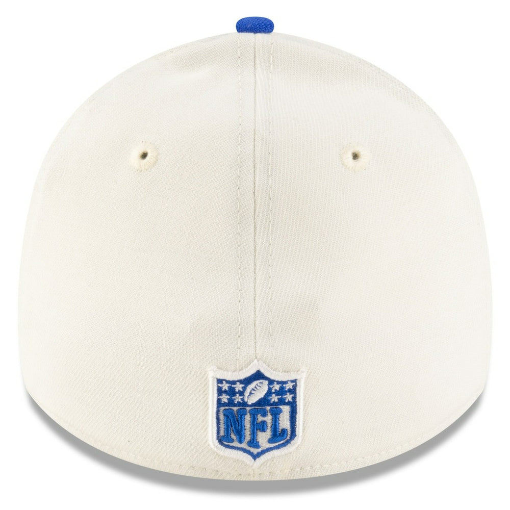 Los Angeles Rams New Era 2025 NFL Draft 39THIRTY Flex Hat Cream/Royal | NFL