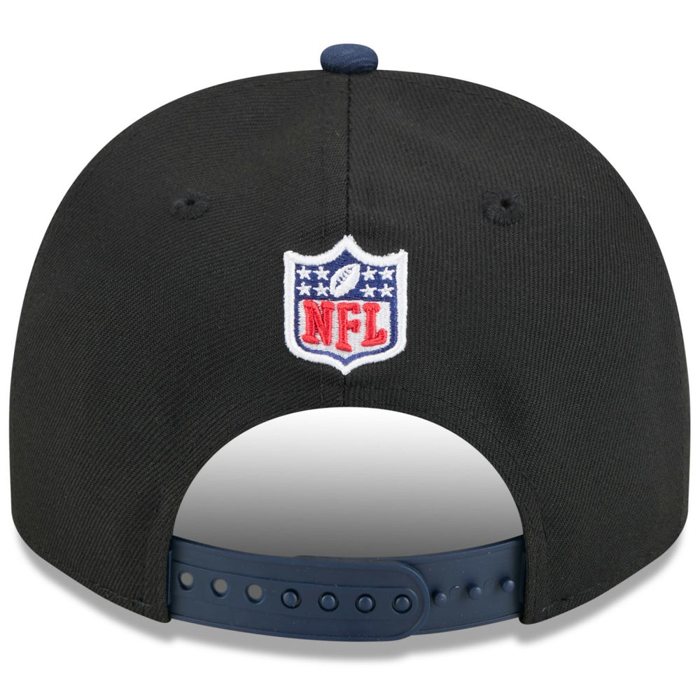 Tennessee Titans New Era Youth 2025 NFL Draft A-Frame 9FIFTY Snapback Hat Black/Navy | NFL