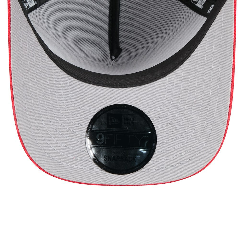 Kansas City Chiefs New Era Youth 2025 NFL Draft A-Frame 9FIFTY Snapback Hat Black/Red | NFL
