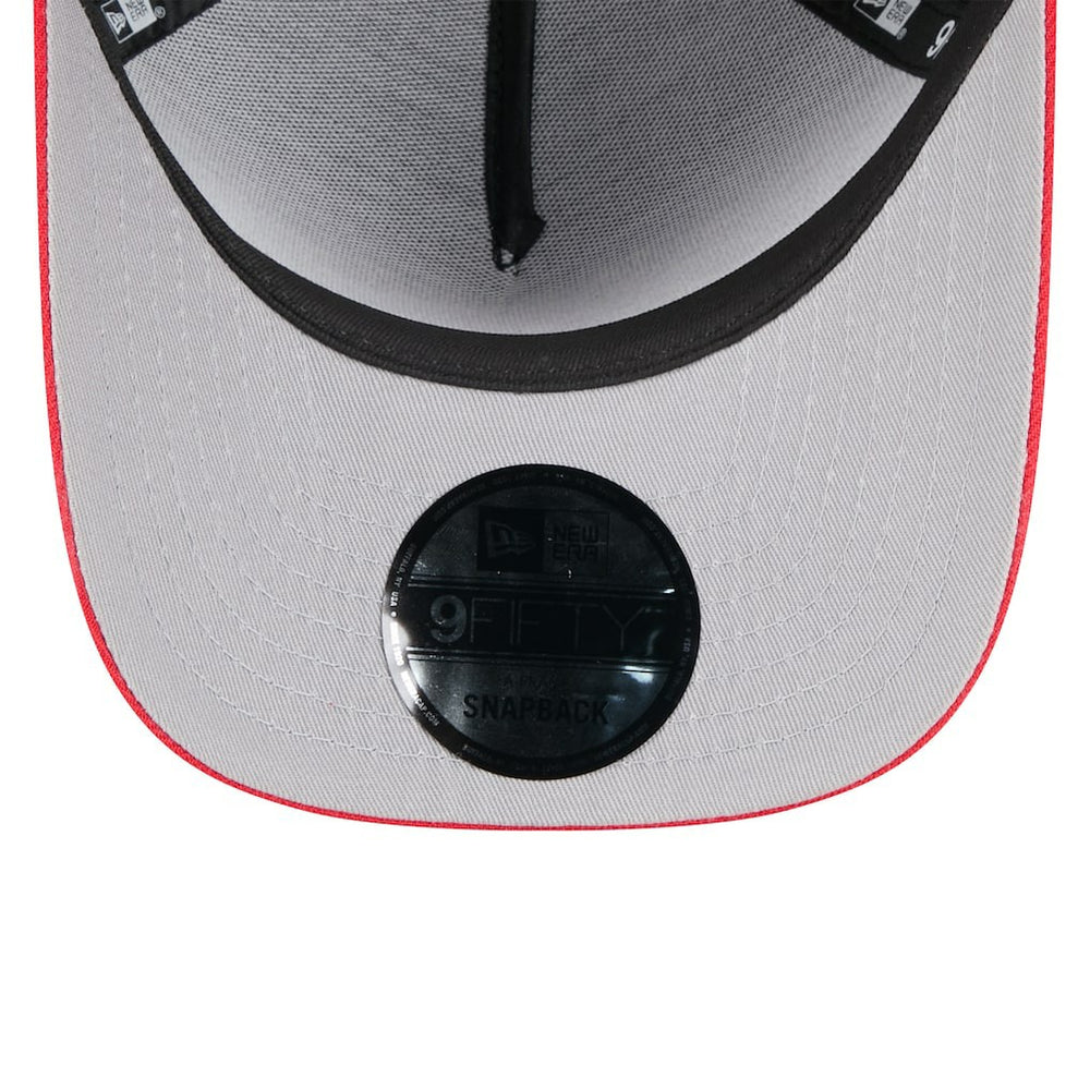 Kansas City Chiefs New Era Youth 2025 NFL Draft A-Frame 9FIFTY Snapback Hat Black/Red | NFL
