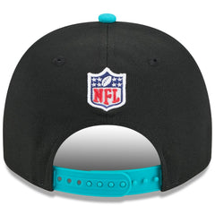 Miami Dolphins New Era Youth 2025 NFL Draft A-Frame 9FIFTY Snapback Hat Black/Aqua | NFL