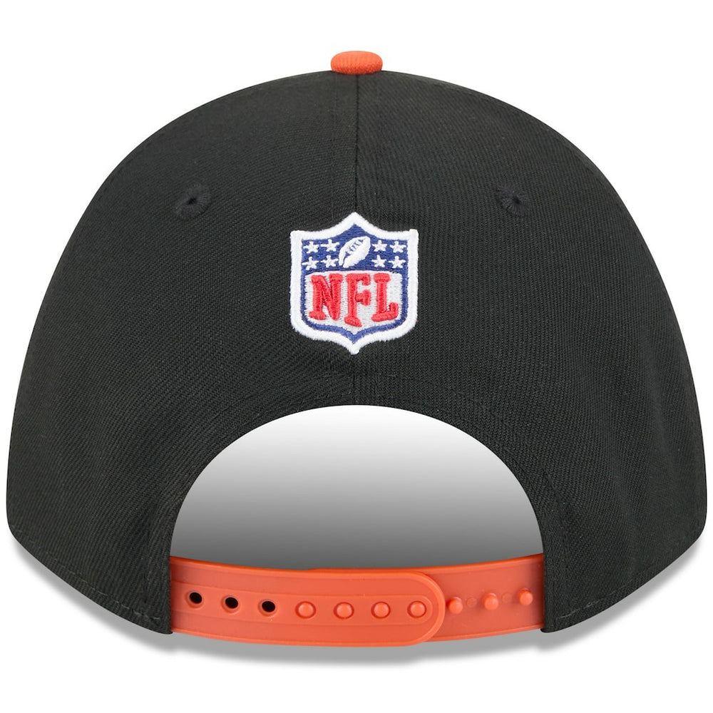 Cincinnati Bengals New Era Youth 2025 NFL Draft 9FORTY A-Frame M-Crown Adjustable Hat Black/Orange | NFL