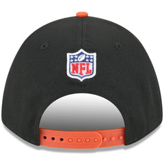 Cincinnati Bengals New Era Youth 2025 NFL Draft 9FORTY A-Frame M-Crown Adjustable Hat Black/Orange | NFL