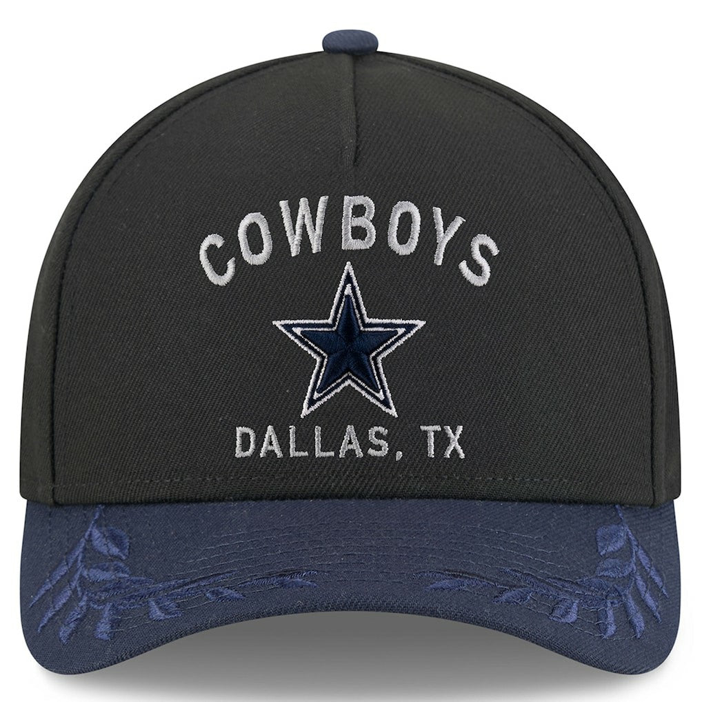 Dallas Cowboys New Era 2025 NFL Draft 39THIRTY Flex Hat Black/Navy | NFL