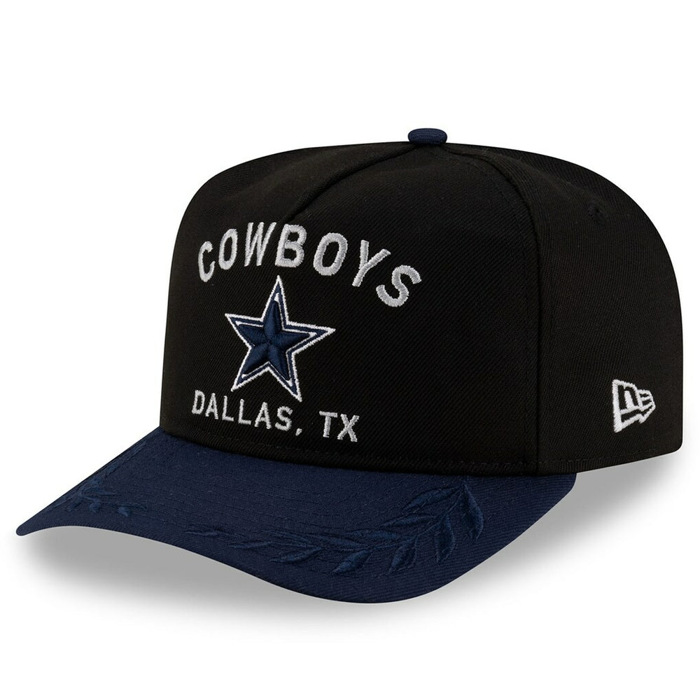 Dallas Cowboys New Era Youth 2025 NFL Draft A-Frame 9FIFTY Snapback Hat Black/Navy | NFL